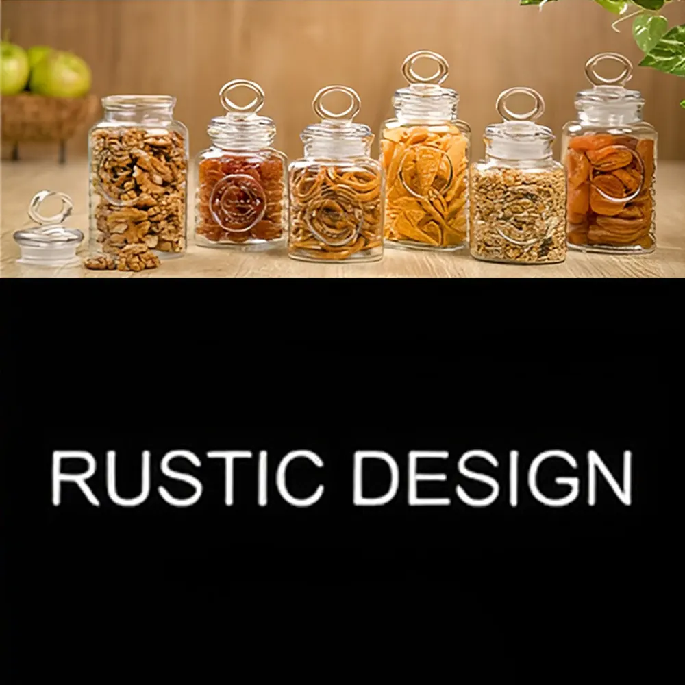 Glass Jar 500 ML Medium Size