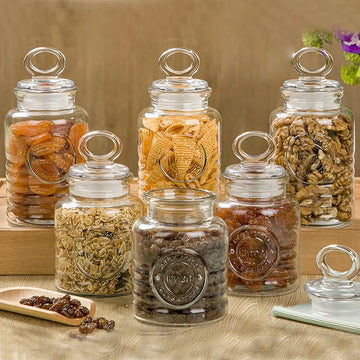 Glass Jar 500 ML Medium Size