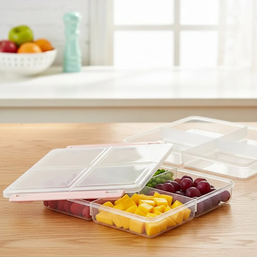 4 Section Freezer Box With Lid 180 G
