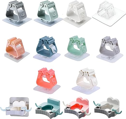 Wall Mounted Mop Organizer Holder