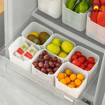 Refrigerator Side Door Storage Box Kitchen Food Grade Fresh-keeping Storage Box Household Packaging 
Organizing Storages Boxes