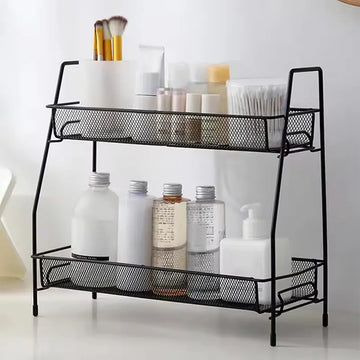 Stainless Steel Double Layer Storage Rack