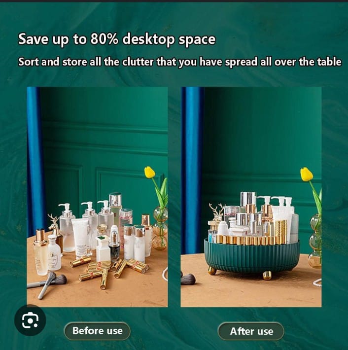 360° Rotating Strong Tray – Durable Kitchen & Home Organizer