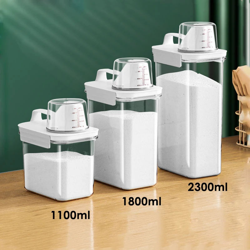 Compact Laundry Detergent Dispenser – Refillable, Leak-Proof & Travel Ready
