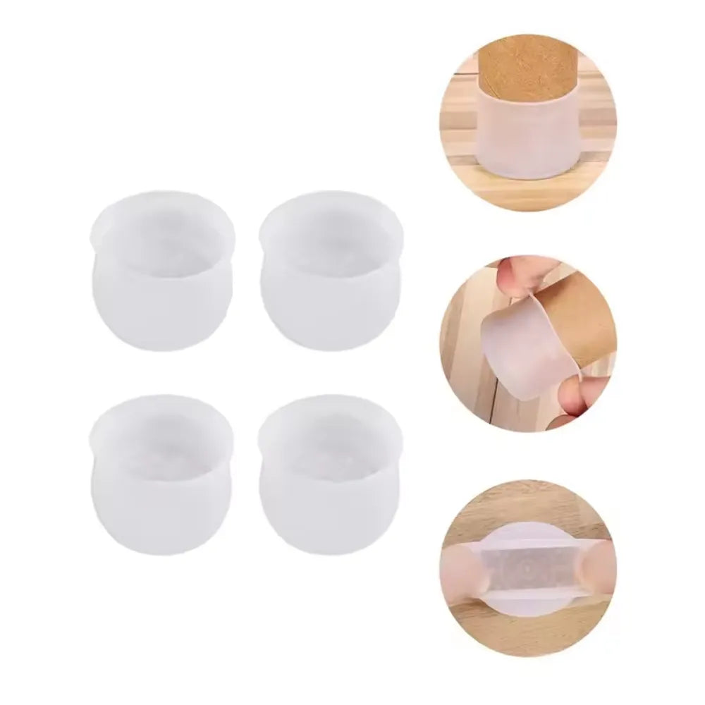Silicone 4pcs PVC Furniture Leg Protection Cover
