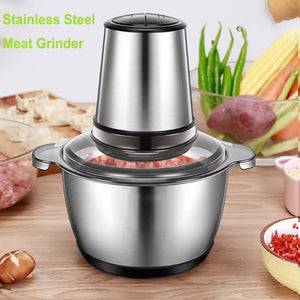 Silver Crest 3 Litre Household Stainless Steel Meat Grinder Blender Chopper