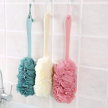 Soft Mesh Bath Brush Shower Body Scrubber Ball