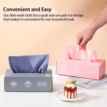 20 Pcs Lazy Rag Cleaning Cloths Ultra Absorbent Reusable Non-stick Degreasing Quick Drying Versatile Cloths Kitchen Cleaning