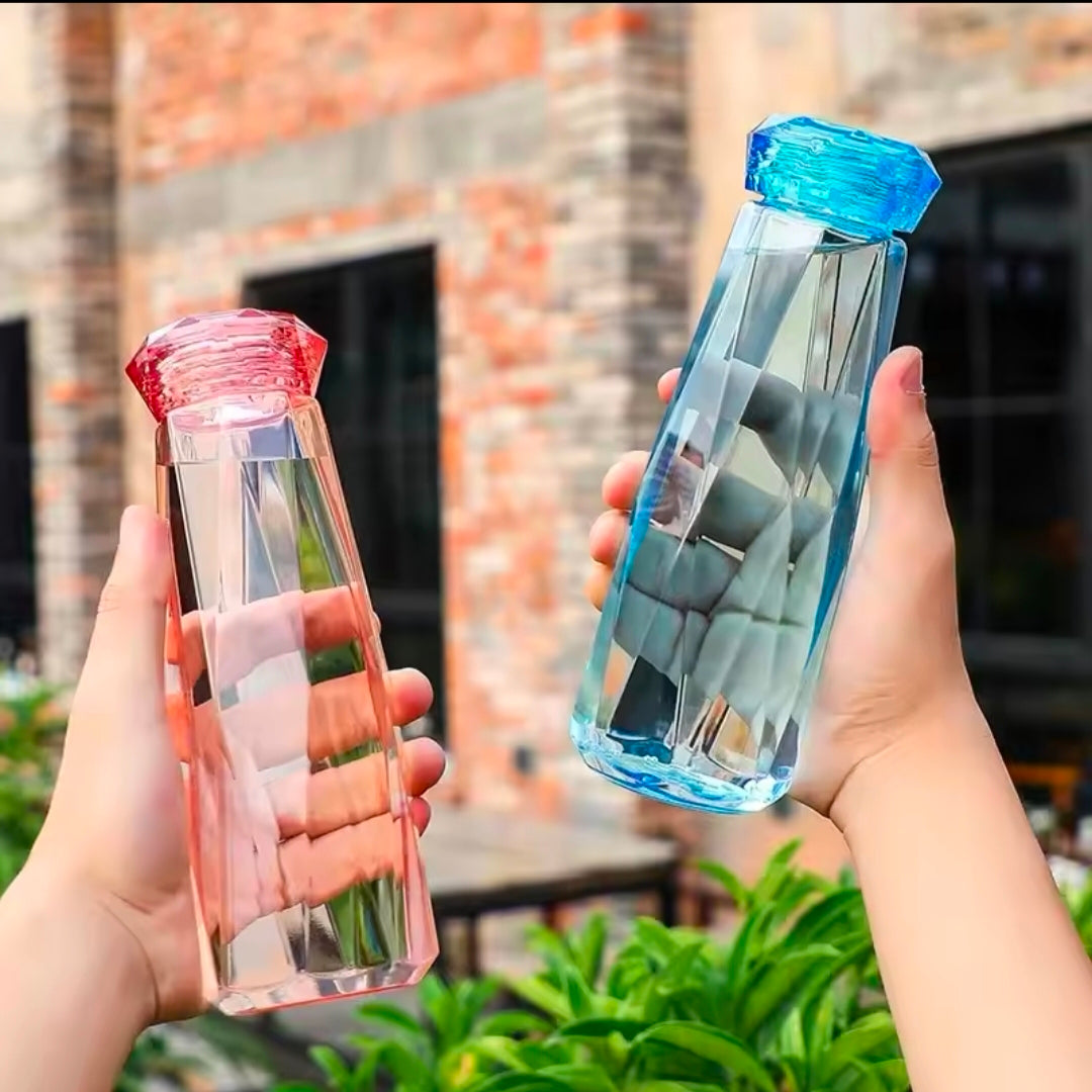 420ml Crystal Cup Practical Water Bottle Gift Cup Kitchenware colorful Glass Handy Cup Multifunctional Cup Bar Supplies