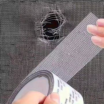 Waterproof Window Screen Repair Tape Self-Adhesive Home Decor Net Patch Anti-Insect Mosquito Mesh Broken Holes Repair Stickers
