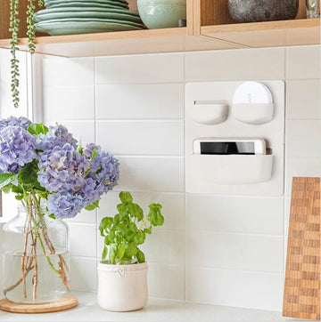 Plastic Self-Adhesive Storage Rack