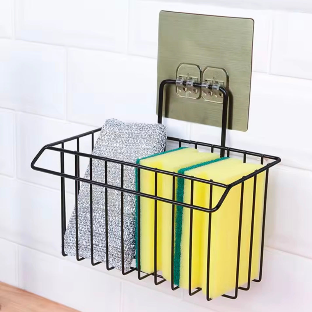 Hanging Wall Basket Kitchen Storage Large Capacity Iron Wire Sunday Organizer Waterproof Space Saving Metal Shelf