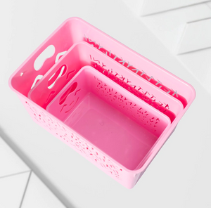 Smiley basket 3 piece set (S.M.L)