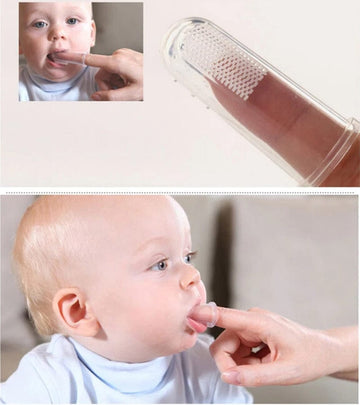 Super Soft Pet Finger Toothbrush Teddy Dog Brush Bad Breath Tartar Teeth Care Tool Dog Cat Cleaning Silicagel Pet Supplies