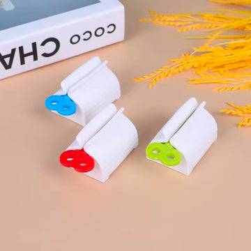 Roll Tube Bathroom Squeeze Manual Facial Cleanser Dispenser Multifunctional Vertical Rotating Toothpaste Dispenser