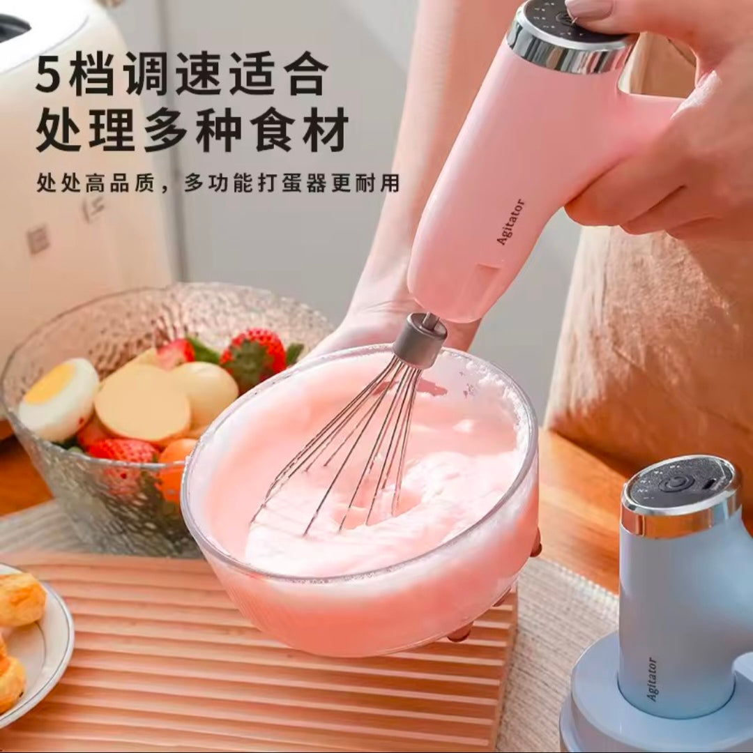 3in1 Electric Egg Beater Household Cream Automatic Whip Electric Garlic Mashing Meat Grinder Blenders Electric Blender