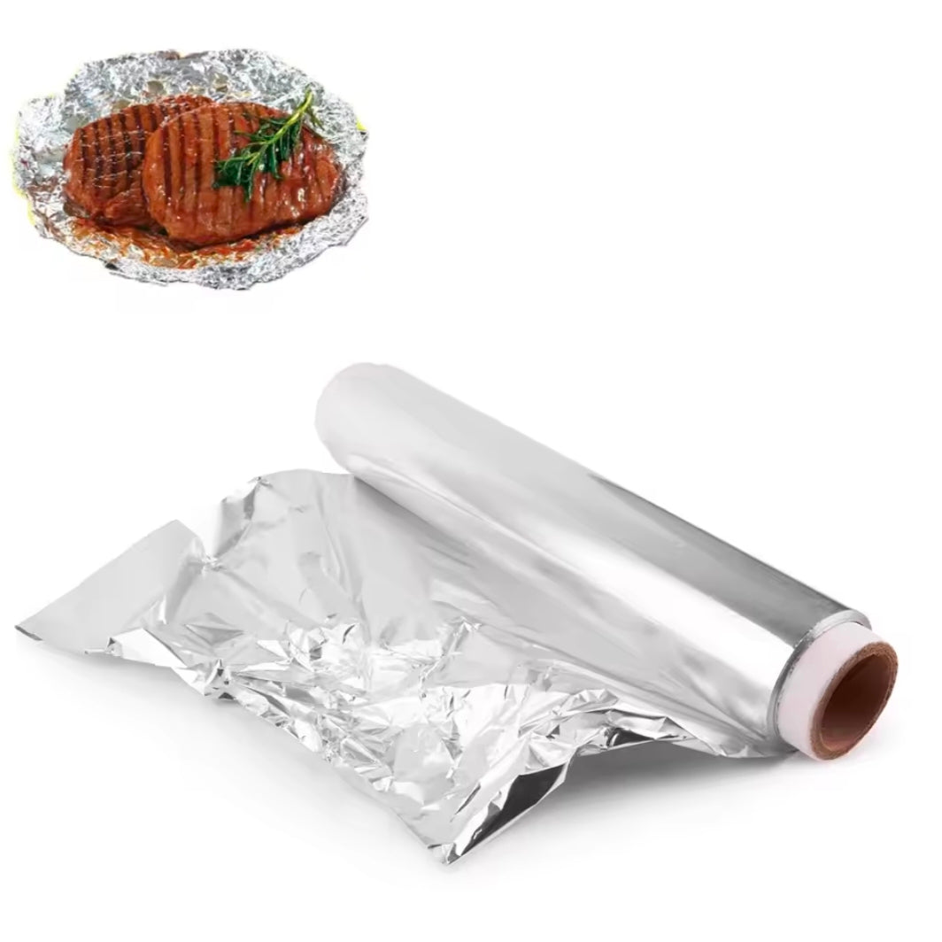 Tin Foil Air Fryer Household Baking Food Grade Service Industry Cooking Barbecue Grill Barbecue Aluminium Foil