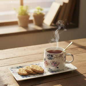 Porcelain Coffee  Cup Spoon & Saucer