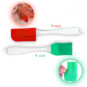 Silica Spatula Oil Brush