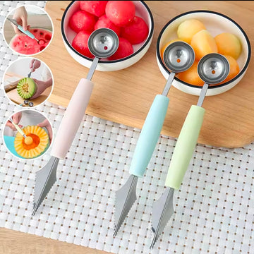 Kitchen DIY Cold Dishes Tools Gadgets Ice Cream Dig Ball Scoop Scoop Baller Multi Function Fruit Carving Knife Watermelon Baller