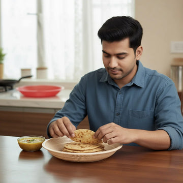 Roti Breed Chapati Chabbi Serving Tray Pack of 2