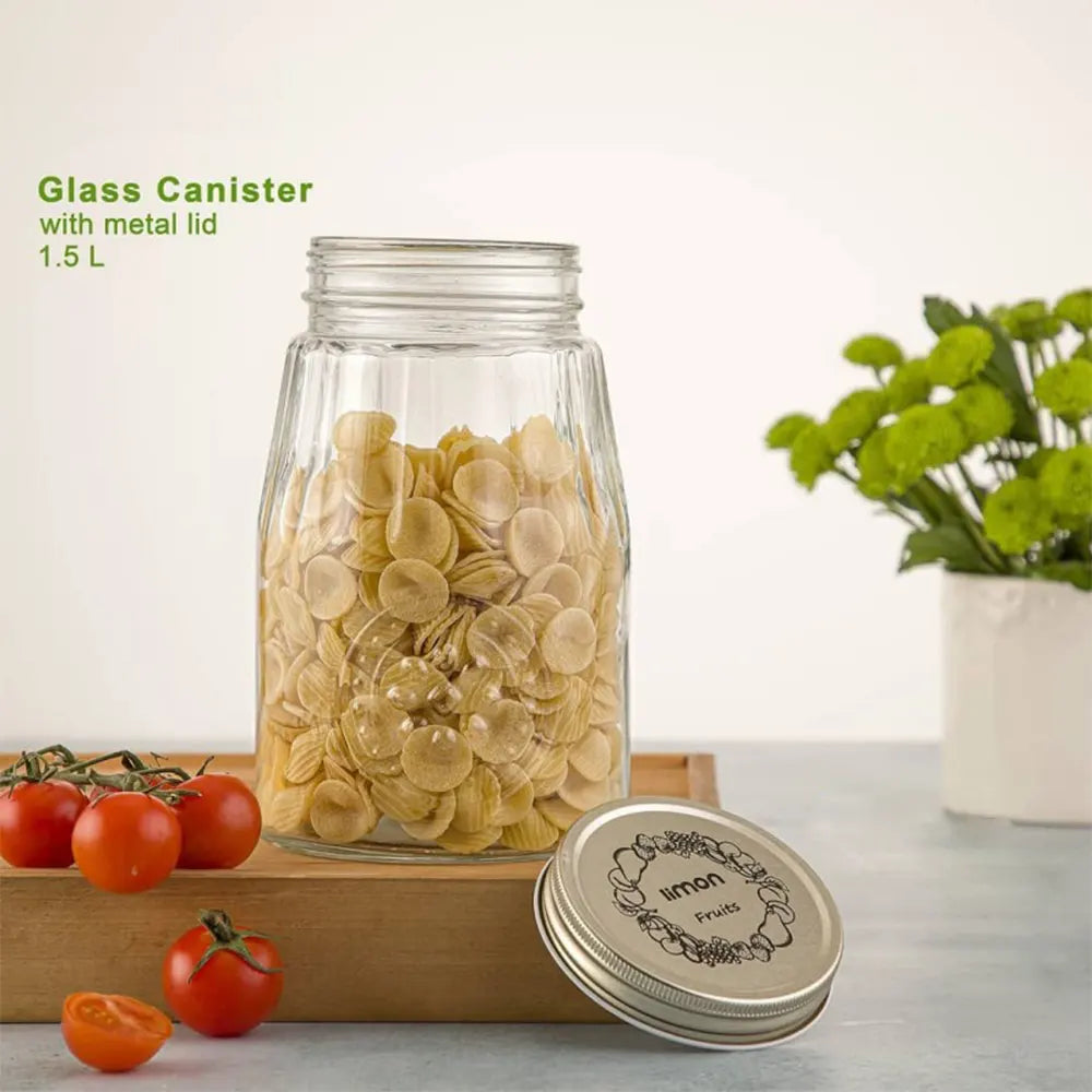 GLASS JAR 1.5 LTR