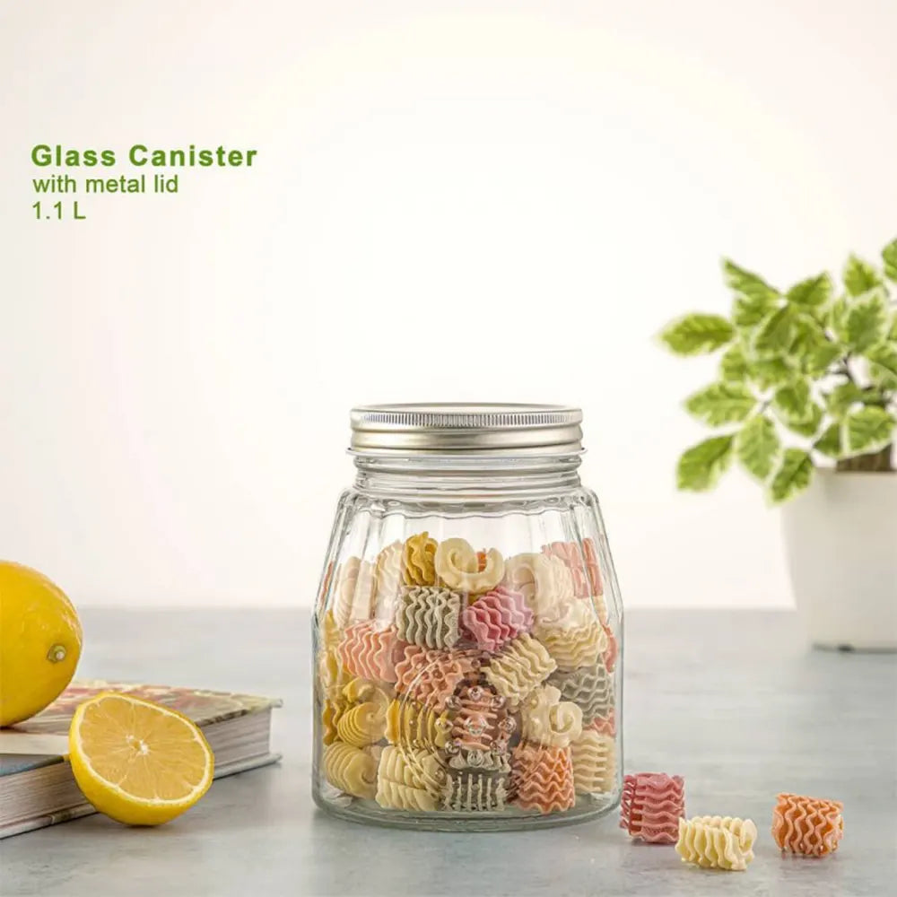GLASS JAR 1.1LTR