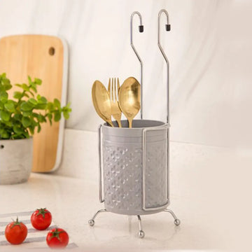 Cutlery Hanging Holder With Steel Stand
