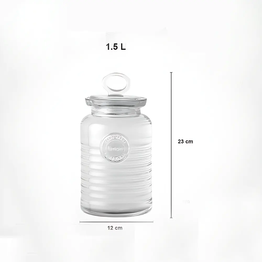 Glass Jar 1.5LTR Large Size