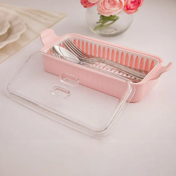 Cutlery Box With Acrylic Lid