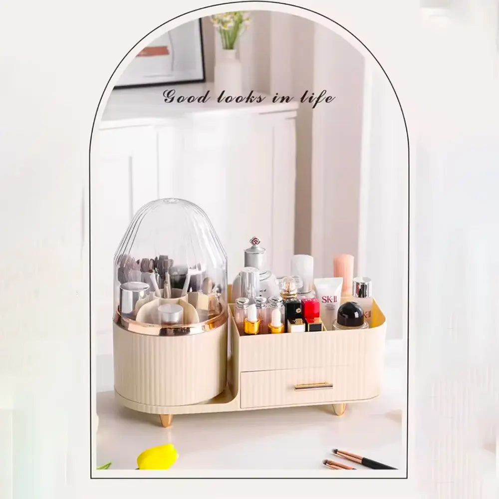 Drawer Organizer for Vanity Desktop Storage Box for Skincare Lipstick Mekup