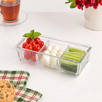 DIVIDED SNACK TRAY