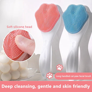Silicone Facial Cleansing Brush – Exfoliate & Deep Clean