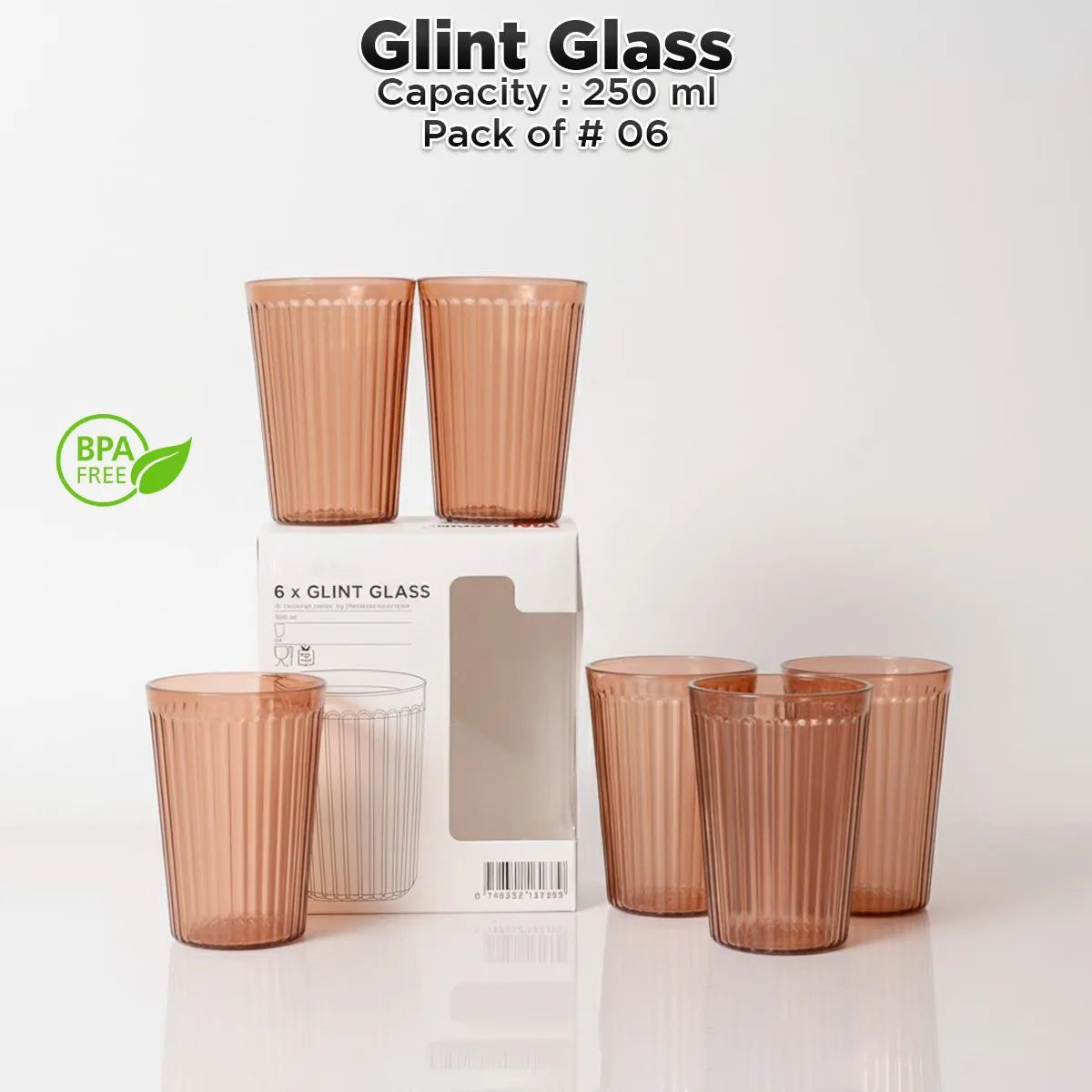 Glint Glass (6 Pcs Pack)