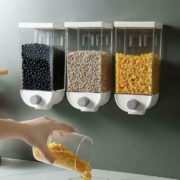 Wall Mounted Press Cereals Dispenser