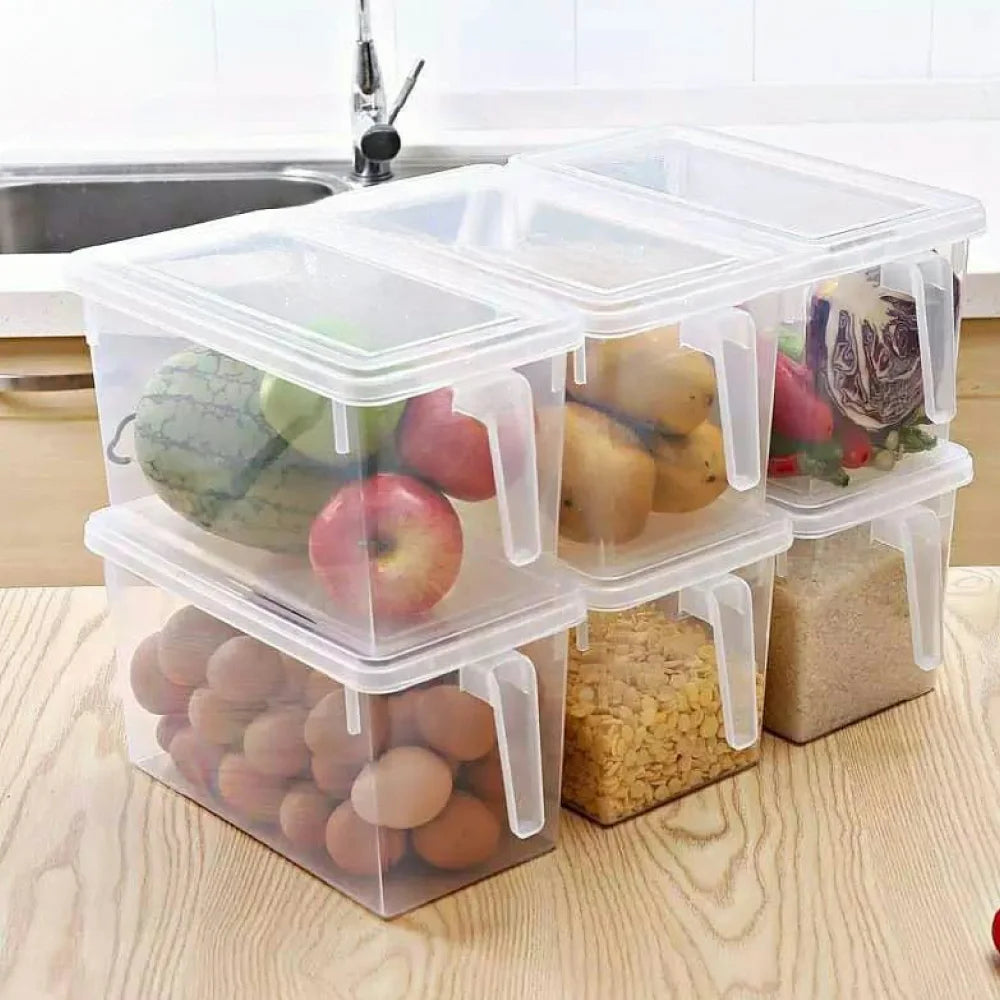 Kitchen Refrigerator Storage Box Drawer Frozen Food Fresh-keeping Container Transparent Egg Vegetable Fruits Storage Organizer