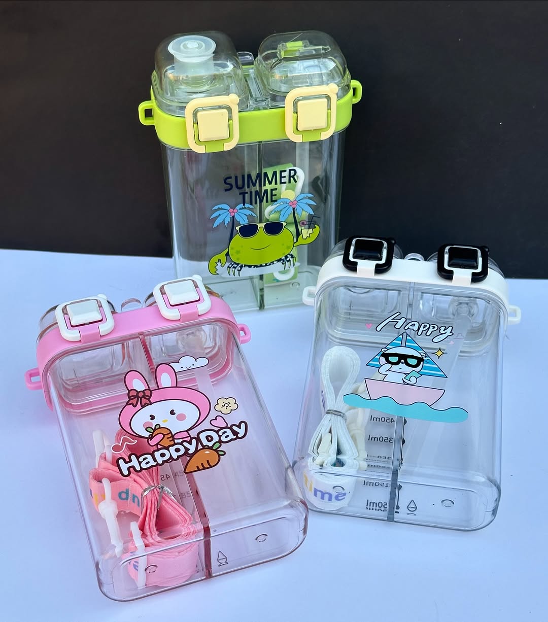 Double Tank Flask Bottle 