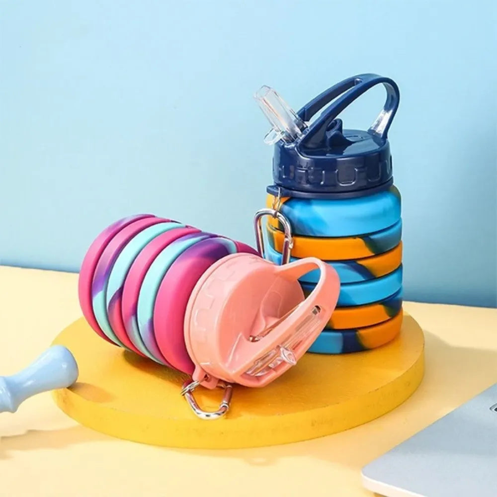 Silicone foldable water bottle 500 ML