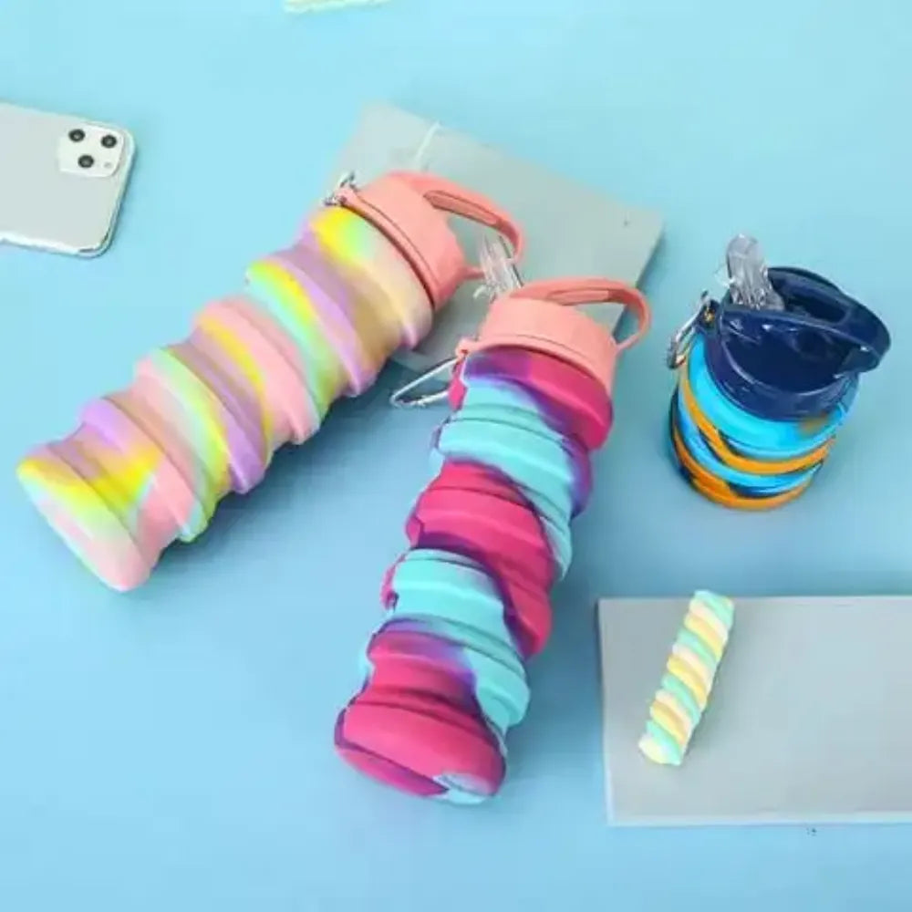 Silicone foldable water bottle 500 ML