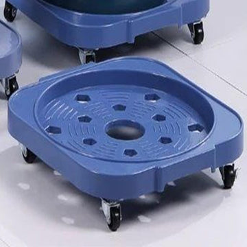 Cylinder Trolley – Strong Plastic Base with Smooth Wheels