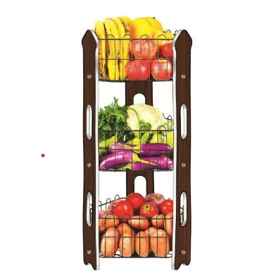 Stylish 3-Tier Fruit & Vegetable Organizer