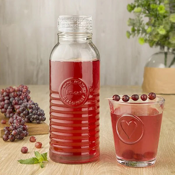 Glass Water Bottle 840ML