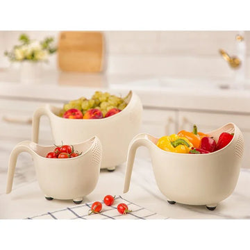 Washing Bowl Set With Handle