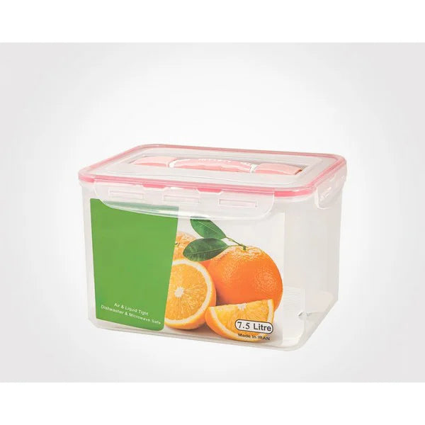 Four Lock Container With Handle 7.5 LTR