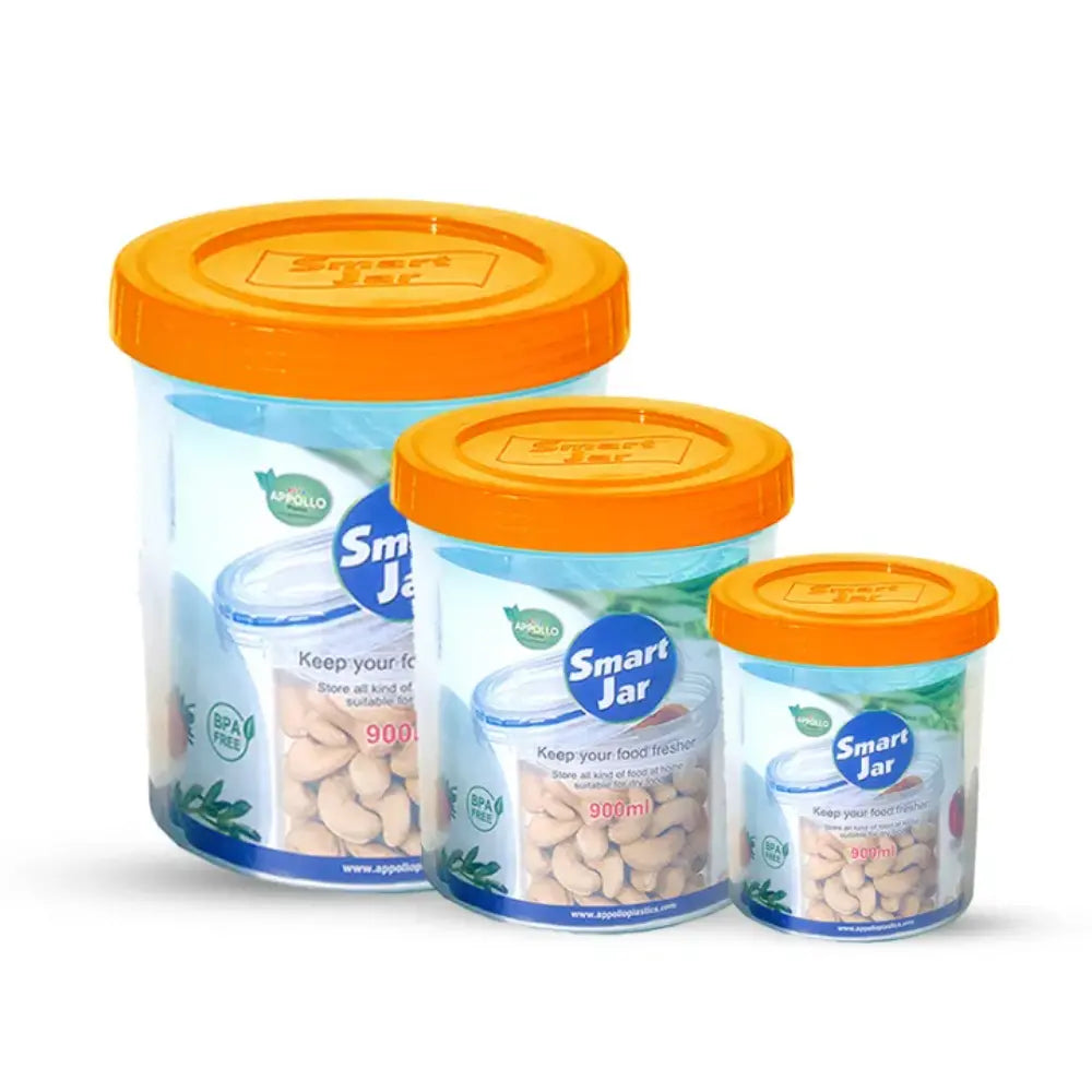 Smart Jar Pack of 3 - (S/M/L)