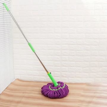 Easy self  Wringing Twist Mop Microfiber Squeeze Mop Replacement  Mop Hand Dry & Wet Mop For Hardwood Tile & Fool Cleaning