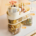 Three-Layer Drawer Type Cosmetics Storage Box Jewelry Storage Box Cosmetic Table Plastic Storage