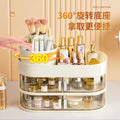 Three-Layer Drawer Type Cosmetics Storage Box Jewelry Storage Box Cosmetic Table Plastic Storage