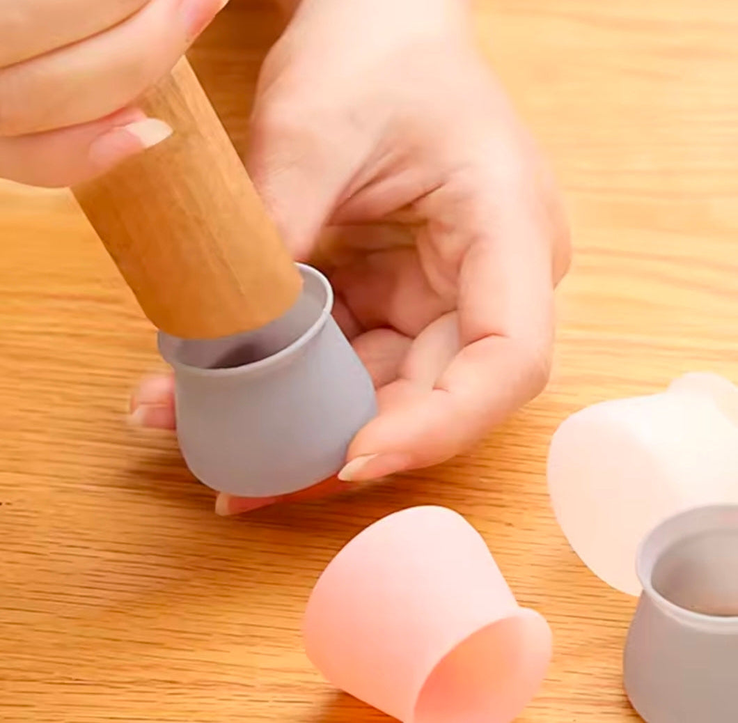 4pcs Table Chair Legs Silicone Caps Furniture Non-slip Foot Cover Protection From Children Floor Desks Dining Stool Bottom Pad