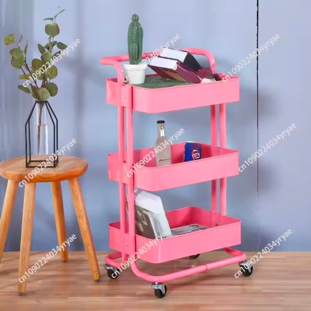 Multifunctional Durable Indoor Storage Cart Beauty Nail Salon Wholesale Trolley